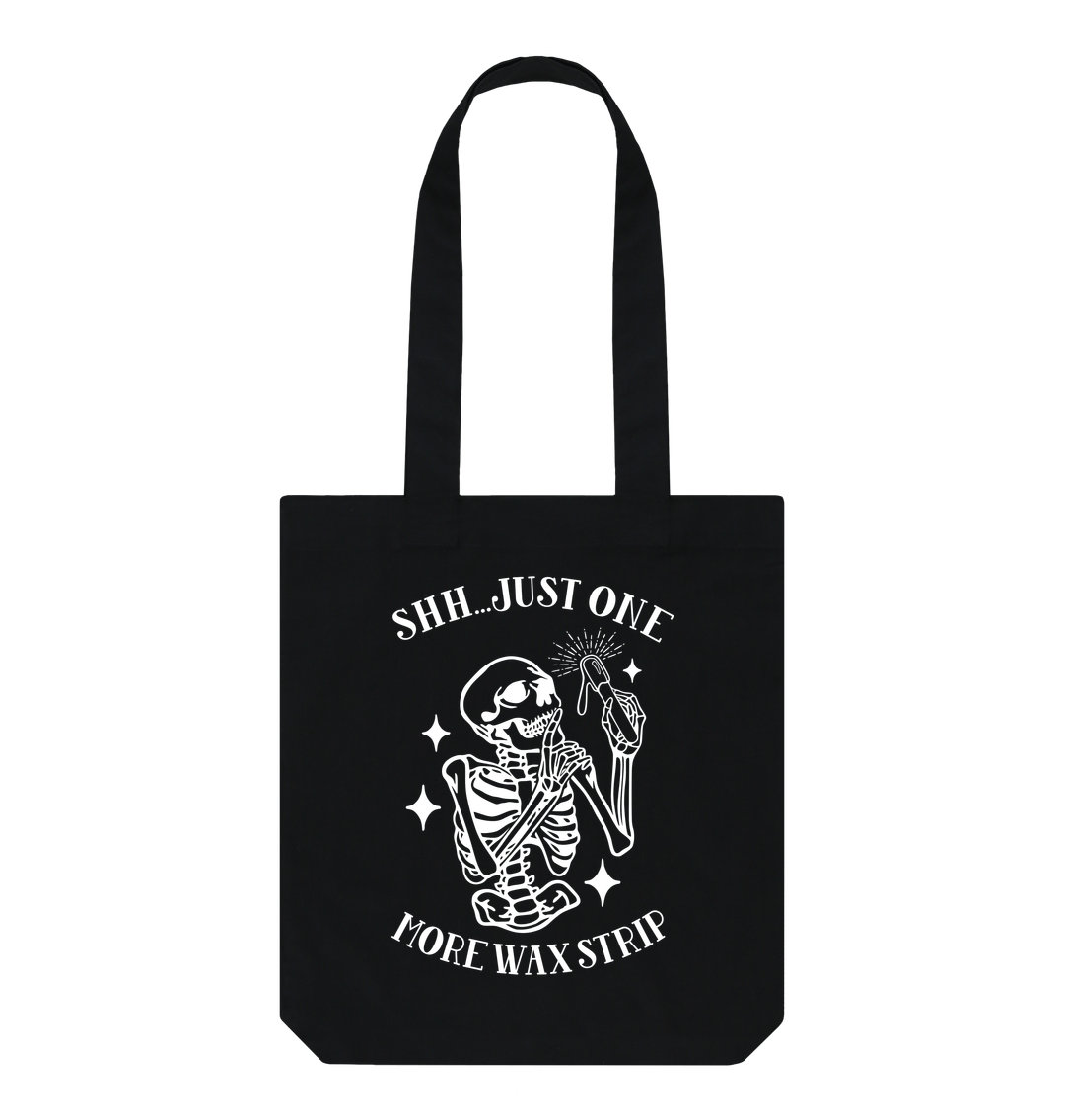 Black Printed Bag Front