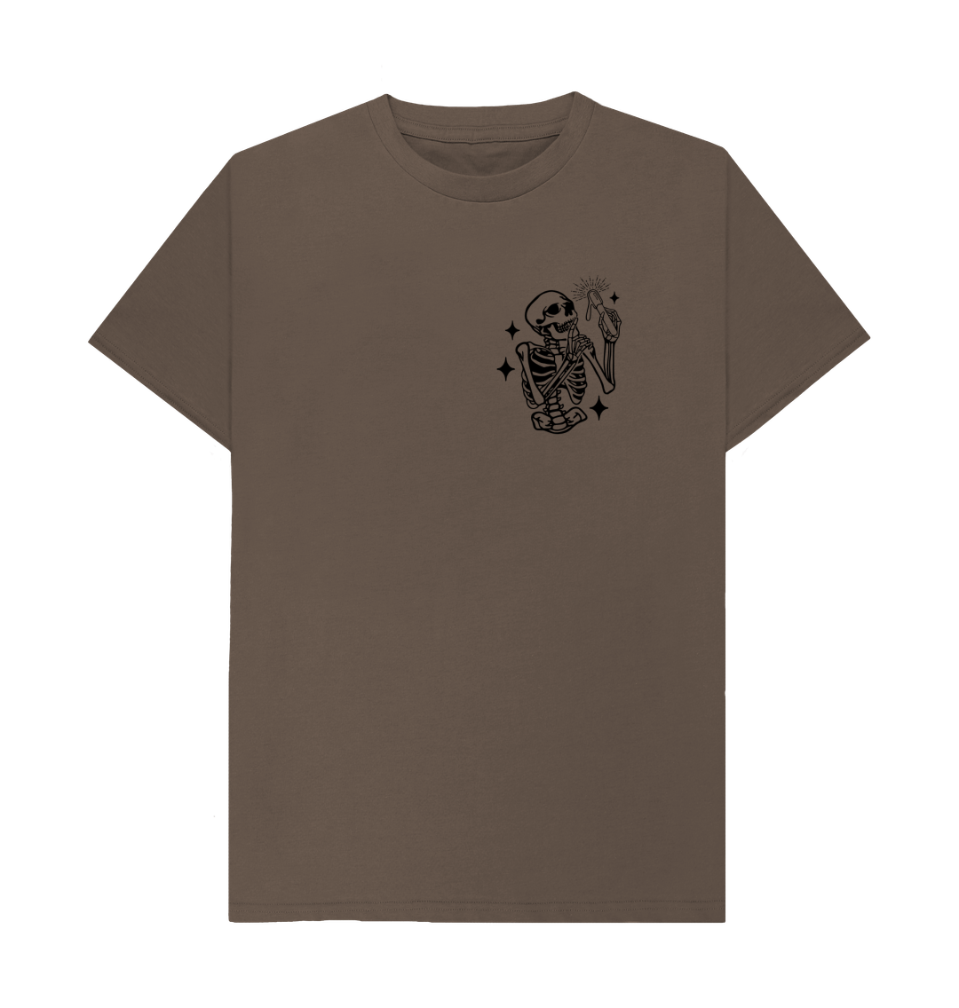 Chocolate Printed T-shirt Front
