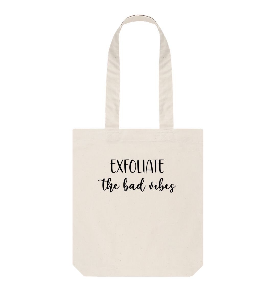 Natural EXFOLIATE BAD VIBES BAG