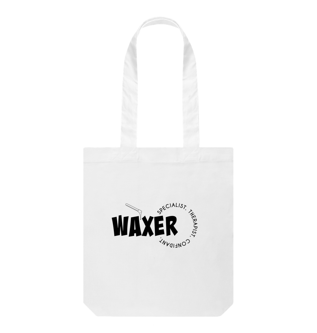 White Printed Bag Front
