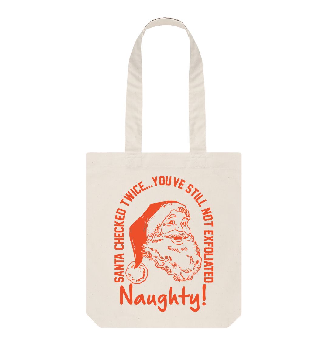 Natural SANTA CHECKED TWICE BAG