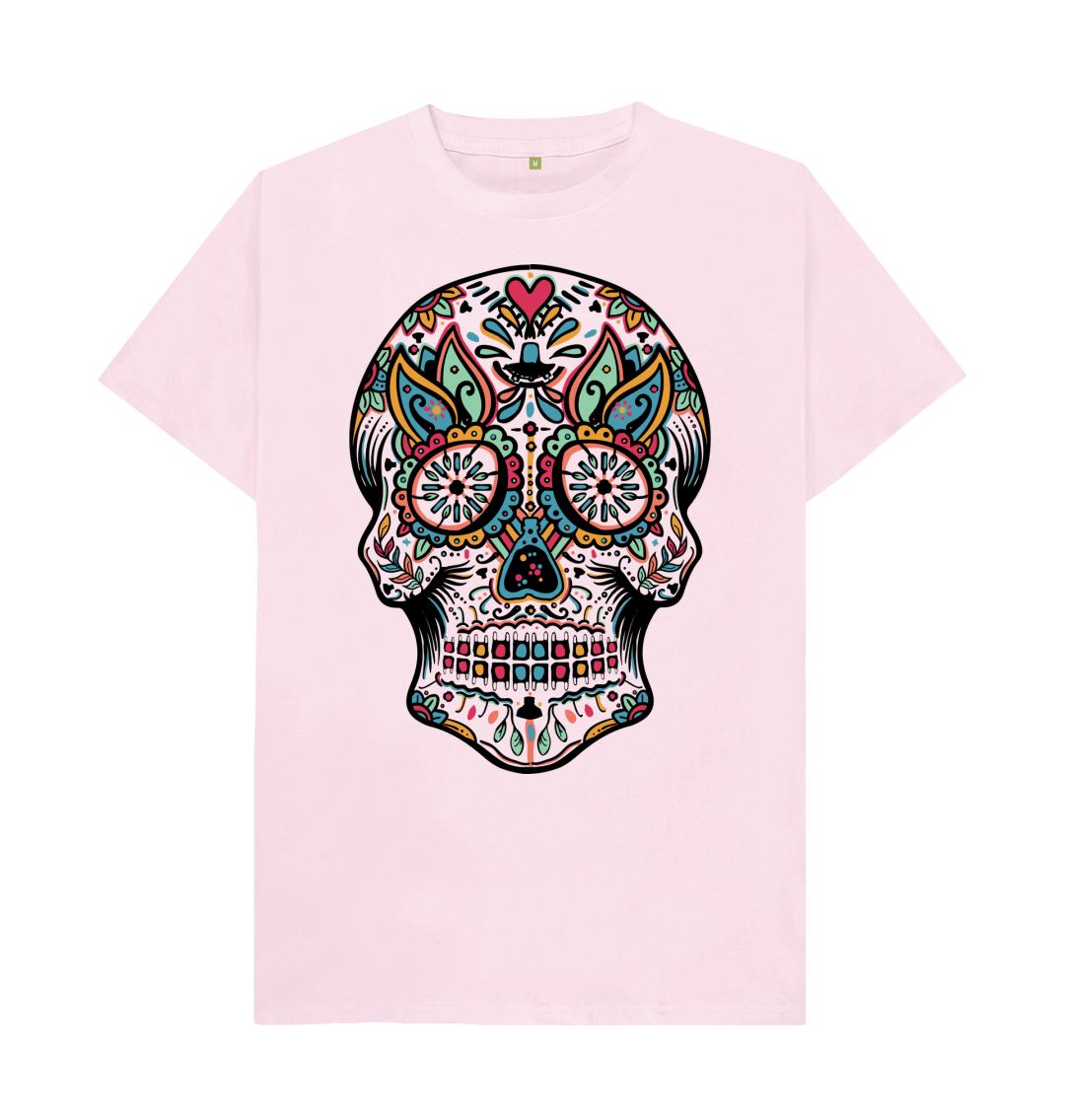 Pink Printed T-shirt Front