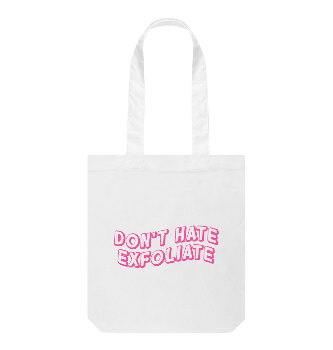 White Printed Bag Front